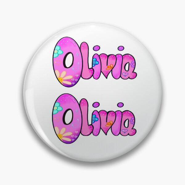 Item preview, Top 10 best personalised gifts - pink personalised, personalized  Pack of 2 name with pattern  - custom name. Olivia designed and sold by Artonmytee.