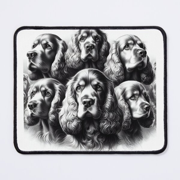 Item preview, Endearing Cocker Spaniel Portrait designed and sold by PawspectCreate.