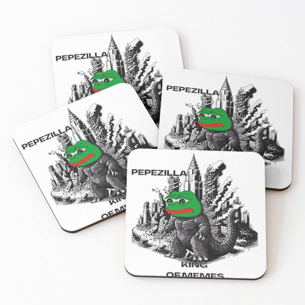 Item preview, Pepe Pepezilla Godzilla memes designed and sold by GalaxyExplorers.