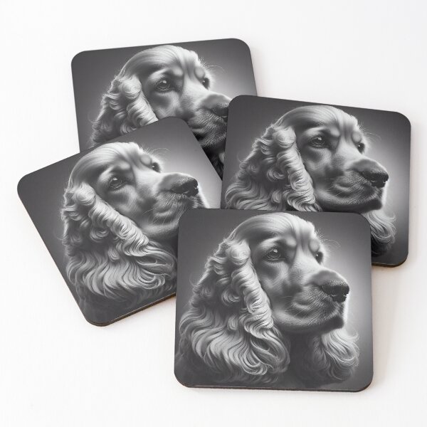 Item preview, Dynamic Cocker Spaniel Illustration designed and sold by PawspectCreate.