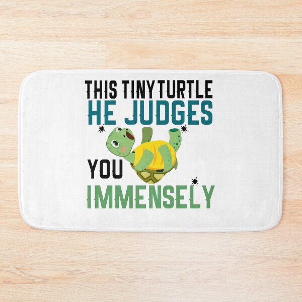 Item preview, This Tiny Turtle He Judges You Immensely designed and sold by Empiredesigner3.