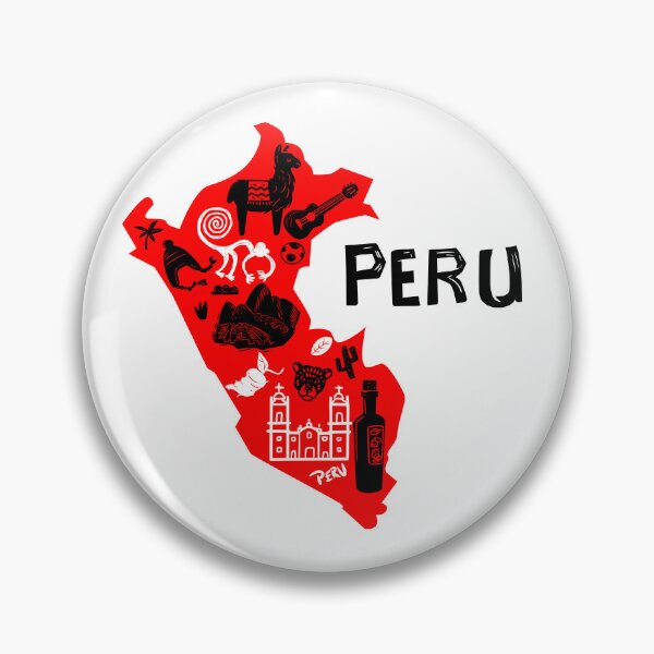 Item preview, Map of Peru. With elements of its culture and geography designed and sold by ramonparaiba.
