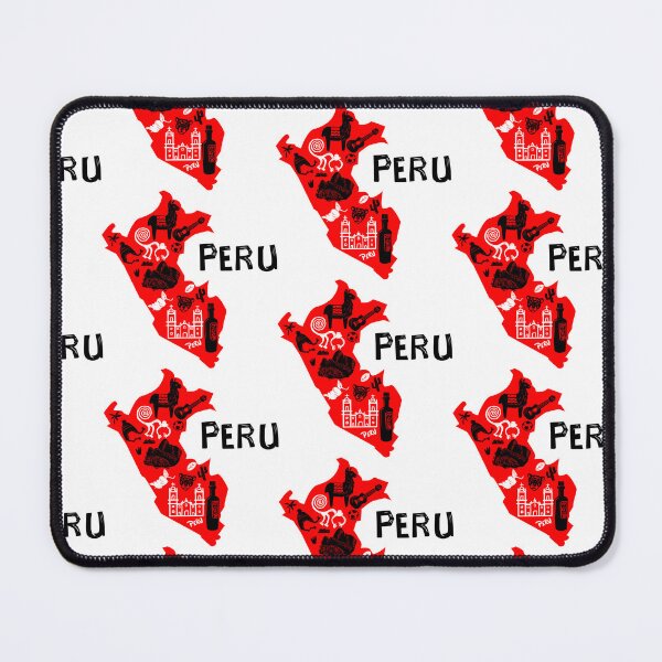 Item preview, Map of Peru. With elements of its culture and geography designed and sold by ramonparaiba.