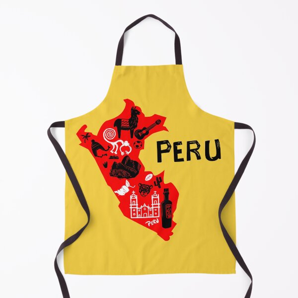Item preview, Map of Peru. With elements of its culture and geography designed and sold by ramonparaiba.