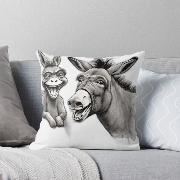 Item preview, Cute Donkey face laugh at monkey shrek Donkeys make me happy designed and sold by Catana lover.