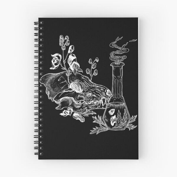 Item preview, Aconite Wolf Skull (White Lineart) designed and sold by NelRiott.