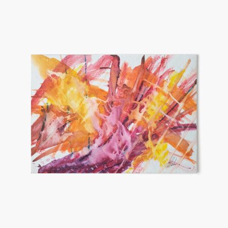 The Onslaught - Watercolor Ink Wash by TSteele.art Art Board Print