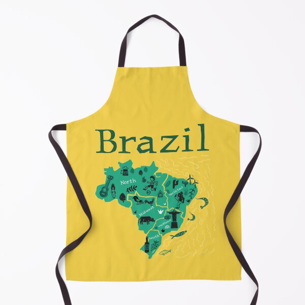 Item preview, Copy of Map of Brazil. With elements of its culture and geography designed and sold by ramonparaiba.