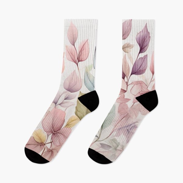 Item preview, Captivating Pastel Watercolor Leaves Design designed and sold by roon-ai.