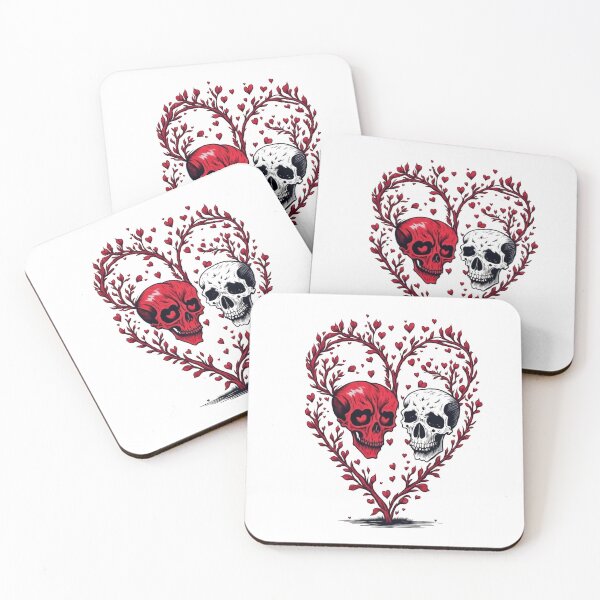 Item preview, Bones and Skulls Heart designed and sold by Digiheart.