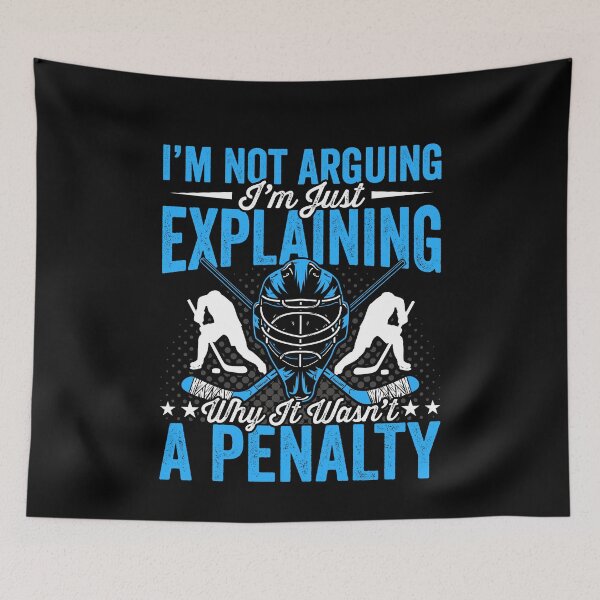 Item preview, Ice Hockey Debate: Not a Penalty Referee Humor designed and sold by NovaGenArt.