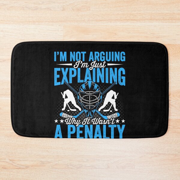 Item preview, Ice Hockey Debate: Not a Penalty Referee Humor designed and sold by NovaGenArt.