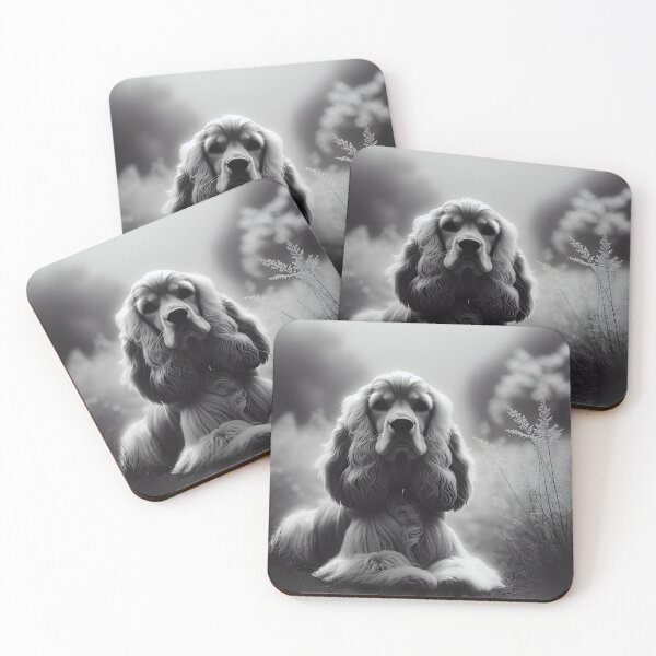 Item preview, Charming Cocker Spaniel Cartoon Bliss designed and sold by PawspectCreate.