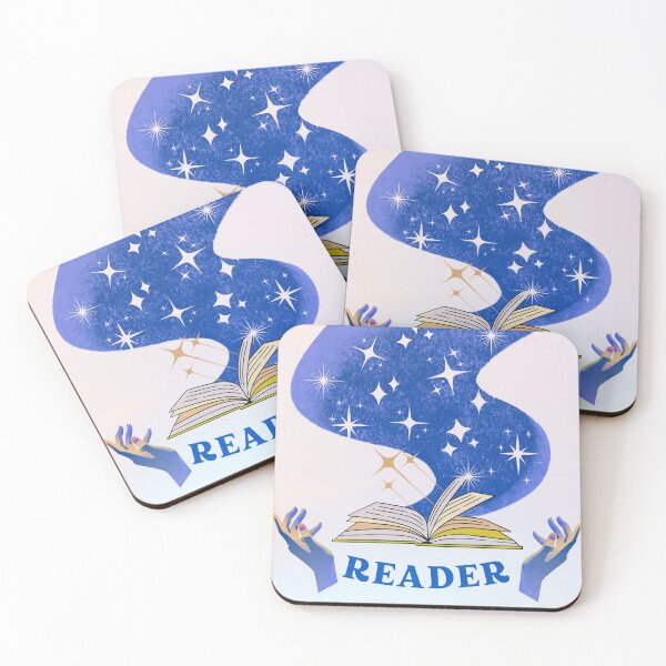 Item preview, Magical Enchanted Sparkling Reader Sticker designed and sold by BrushstrokeBlis.