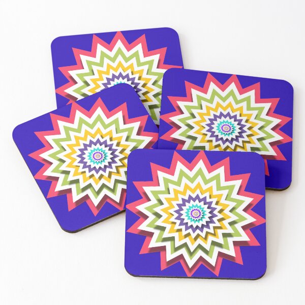 Item preview, Multicolour flower shape art customized designed and sold by theparkfact0.