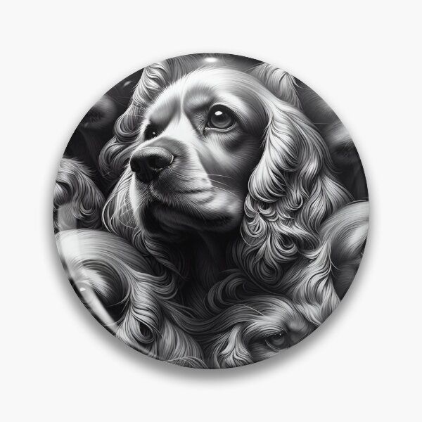 Item preview, Unique Cocker Spaniel Illustration designed and sold by PawspectCreate.
