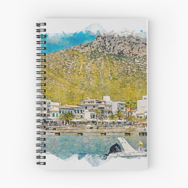 Item preview, Puerto Pollensa Mallorca Watercolour Effect designed and sold by GG WALL ART.