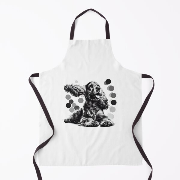 Item preview, Cocker Spaniel Essence in Monochrome designed and sold by PawspectCreate.