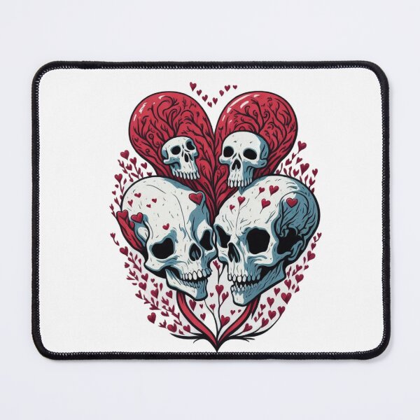 Item preview, Bones and Skulls Heart designed and sold by Digiheart.
