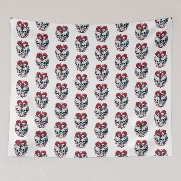 Item preview, Bones and Skulls Heart designed and sold by Digiheart.