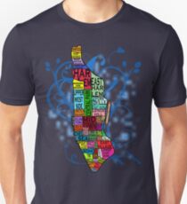 Color Coded Manhattan Unisex T-Shirt