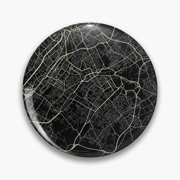 Item preview, Map of Roubaix Black and white designed and sold by Jerhus.