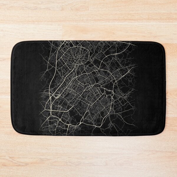 Item preview, Map of Roubaix Black and white designed and sold by Jerhus.