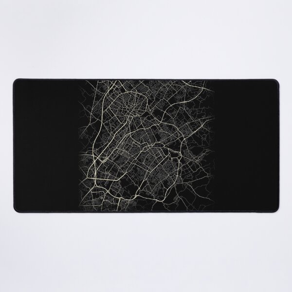 Item preview, Map of Roubaix Black and white designed and sold by Jerhus.
