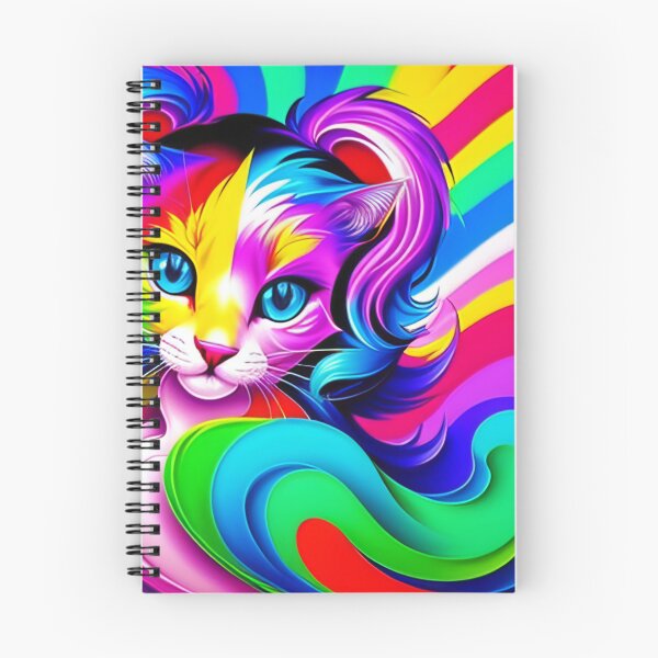 Item preview, Graffiti Inspired Cat - cute colorful cat with rainbow colors designed and sold by SpartanDStore.