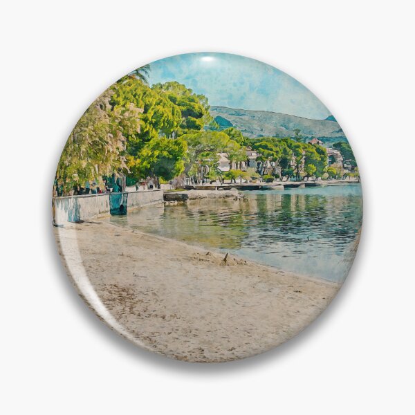 Item preview, Puerto Pollensa Mallorca Watercolour Effect designed and sold by GG WALL ART.