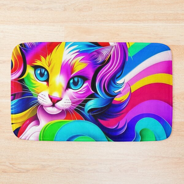 Item preview, Graffiti Inspired Cat - cute colorful cat with rainbow colors designed and sold by SpartanDStore.