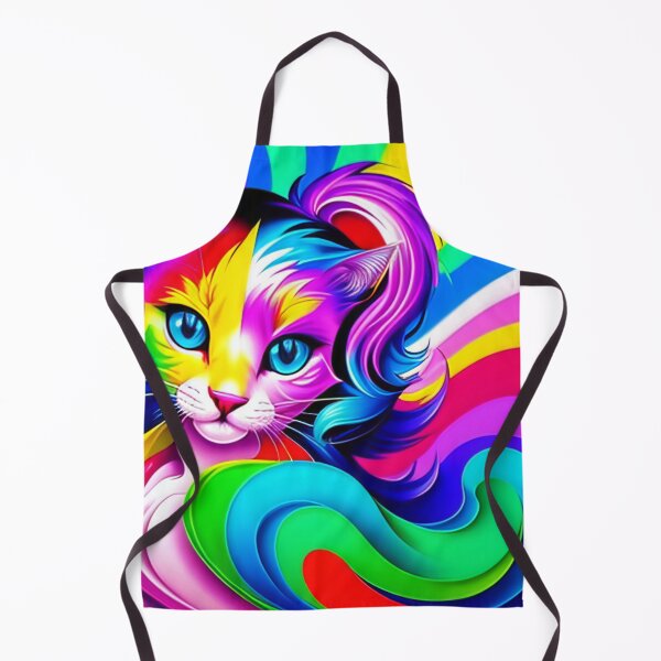 Item preview, Graffiti Inspired Cat - cute colorful cat with rainbow colors designed and sold by ZenReiArt.
