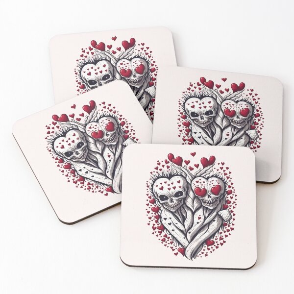 Item preview, Bones and Skulls Heart designed and sold by Digiheart.