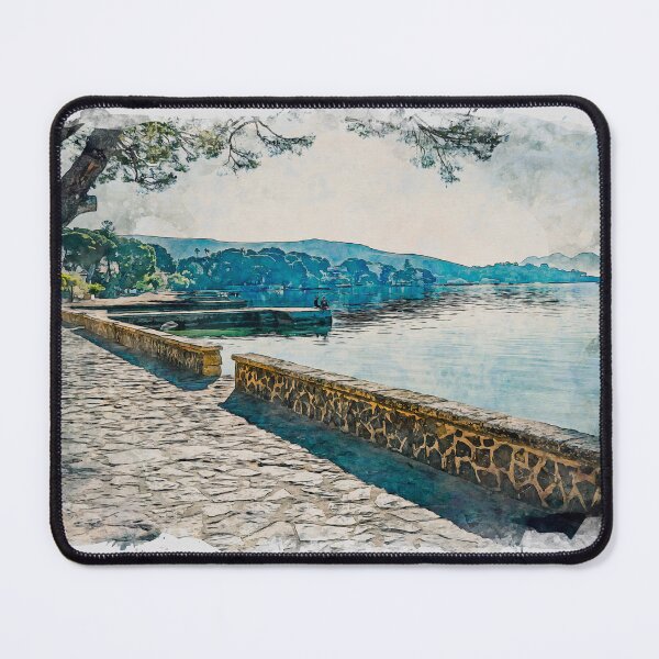Item preview, Puerto Pollensa Mallorca Watercolour Effect designed and sold by GG WALL ART.