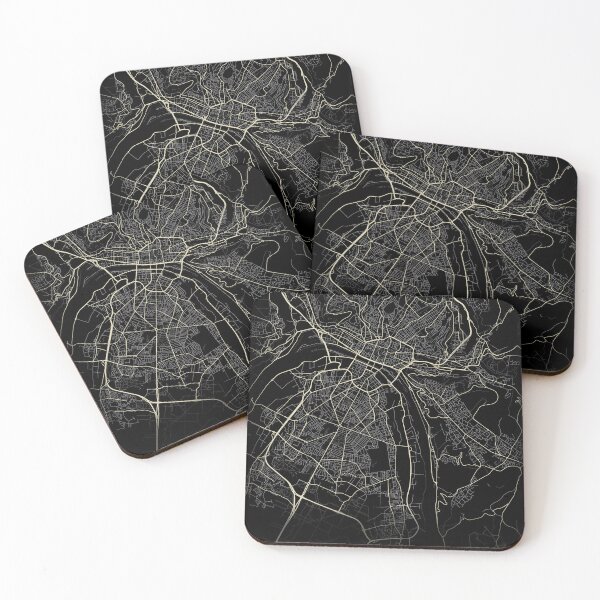 Item preview, Map of Rouen Black and white designed and sold by Jerhus.
