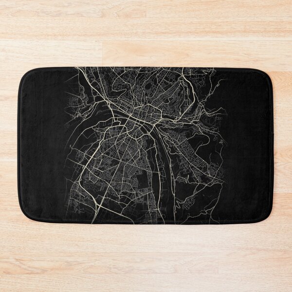 Item preview, Map of Rouen Black and white designed and sold by Jerhus.