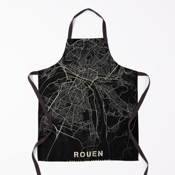 Item preview, Map of Rouen Black and white designed and sold by Jerhus.