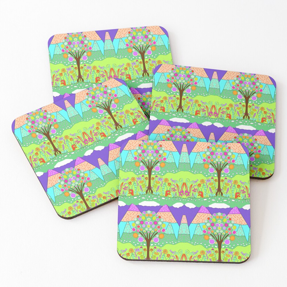Item preview, Coasters (Set of 4) designed and sold by Flowersonstuff.