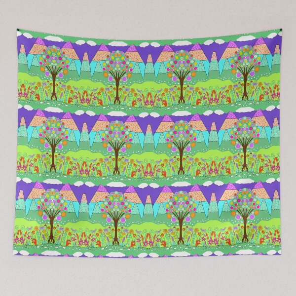 Item preview, Pretty garden pattern designed and sold by Flowersonstuff.