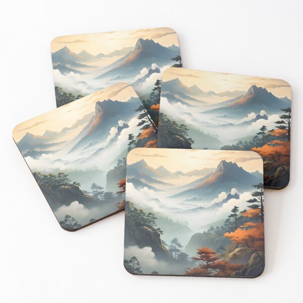 Item preview, Majestic Mountains in Autumn Mist designed and sold by Shirtastically.