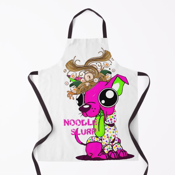 Item preview, Noodle Slurp, Funny Cute, "Think Noodles" Pink Dog, Gaming designed and sold by IDoMatterROSASS.