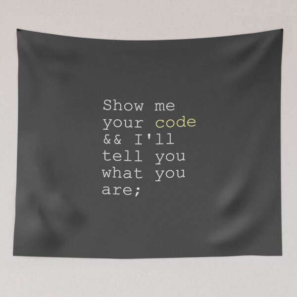 Item preview, Show me your code and i'll tell you what you are funny programming designed and sold by mariya-ivanova.