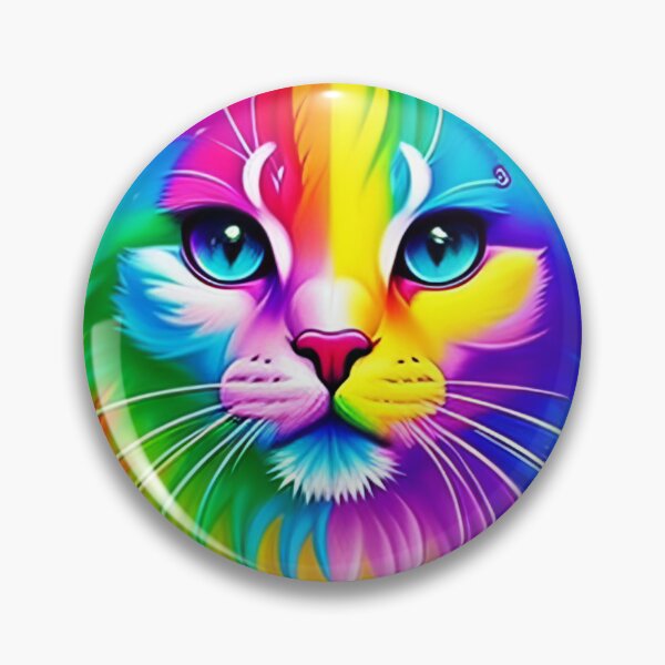Item preview, Psychedelic Art Cute Cat Graffiti Inspired art designed and sold by ZenReiArt.