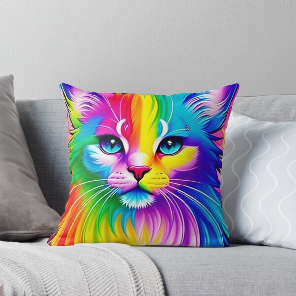 Item preview, Psychedelic Art Cute Cat Graffiti Inspired art designed and sold by SpartanDStore.