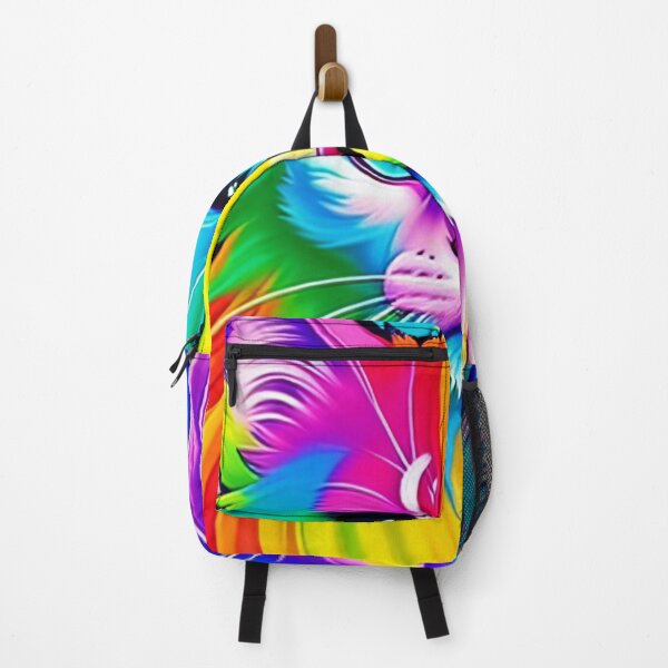 Item preview, Psychedelic Art Cute Cat Graffiti Inspired art designed and sold by ZenReiArt.