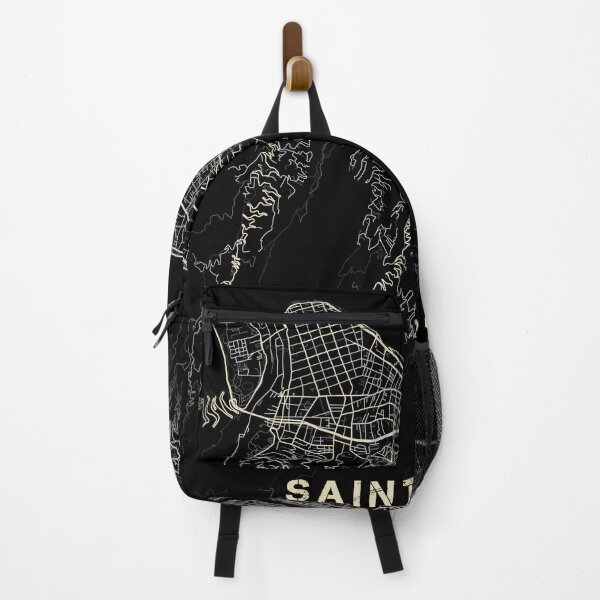 Item preview, Map of Saint-Denis la Reunion Black and white designed and sold by Jerhus.