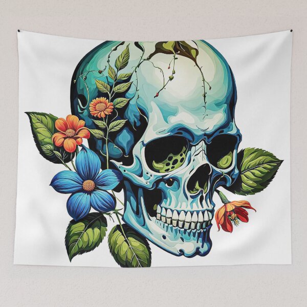 Item preview, Skull and herbarium designed and sold by filusattila.