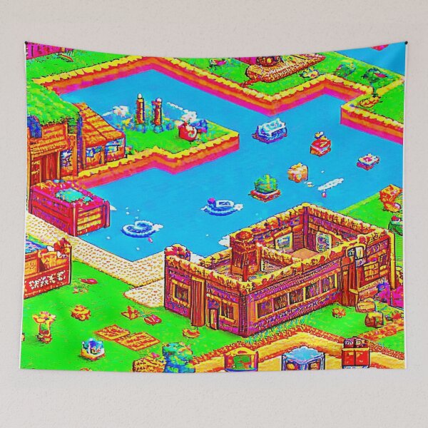 Item preview, Pixel Art Happy Place. designed and sold by Giulivo Store Graphic.