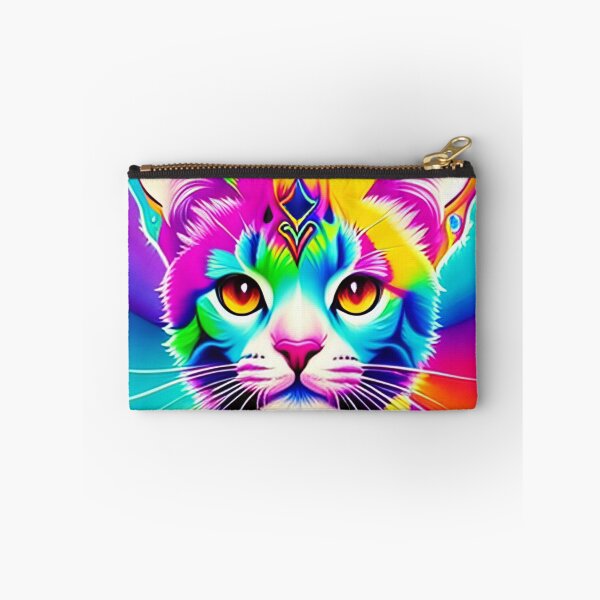 Item preview, Psychedelic Kitty Graffiti Art - Cute Colorful Cat Abstract Art designed and sold by SpartanDStore.