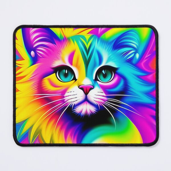 Item preview, Psychedelic Bright Cute and Vibrant Kitty Graffiti Inspired art designed and sold by SpartanDStore.